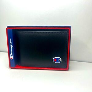 NIB Champion Leather Bifold Wallet